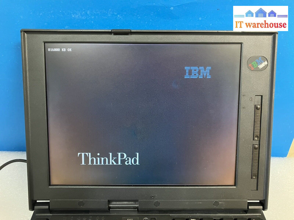 ~(As Is) Ibm Thinkpad 560 Type 2640 12 Laptop Pentium 16Mb Ram Windows98 (Read)