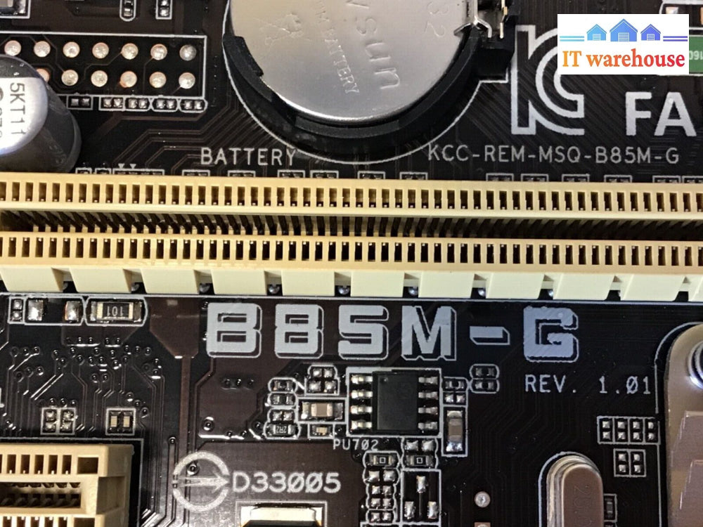 Asus B85M-G Rev. 1.01 Matx Intel B85 Ddr3 Motherboard W/ Io Shield