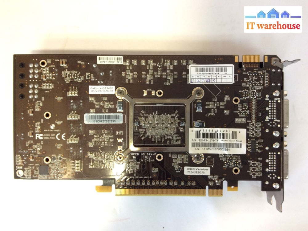 Evga Nvidia Geforce Gtx 460 Video Graphics Card (01G-P3-1370-B1) 1Gb Tested