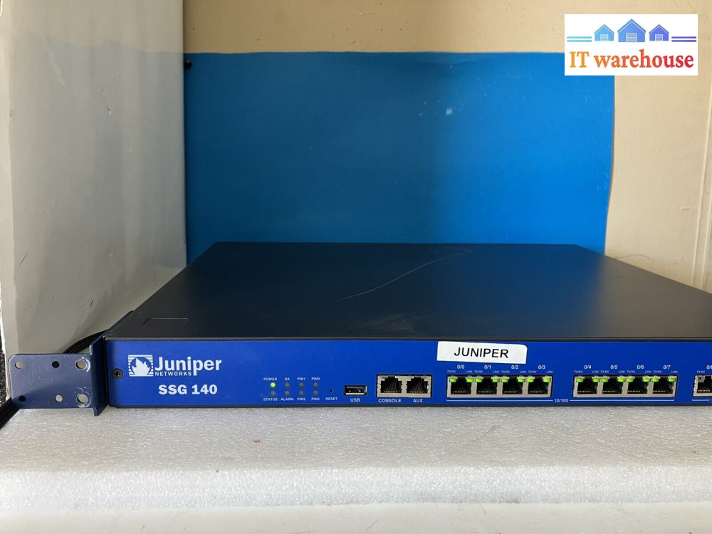 ~ Juniper Networks SSG140 Secure Services Gateway SSG-140-SH *Tested*