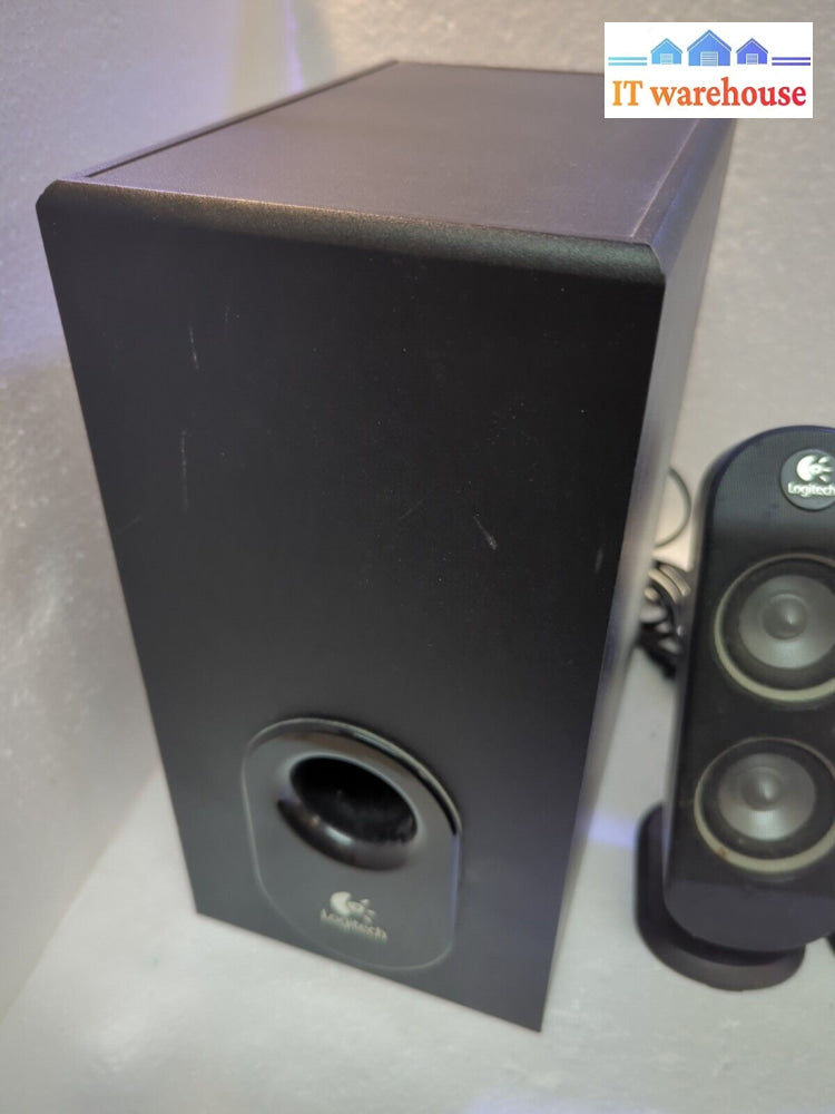 - Logitech X-530 5.1 Surround Sound System With 1 Subwoofer 2 Speakers Tested