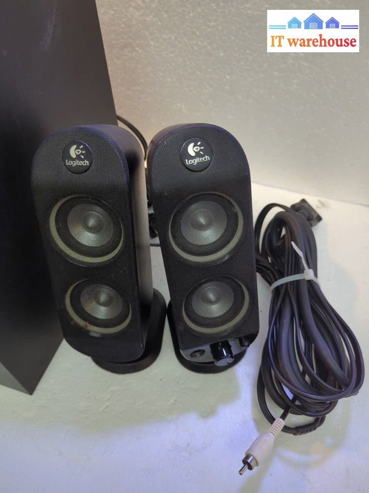 - Logitech X-530 5.1 Surround Sound System With 1 Subwoofer 2 Speakers Tested