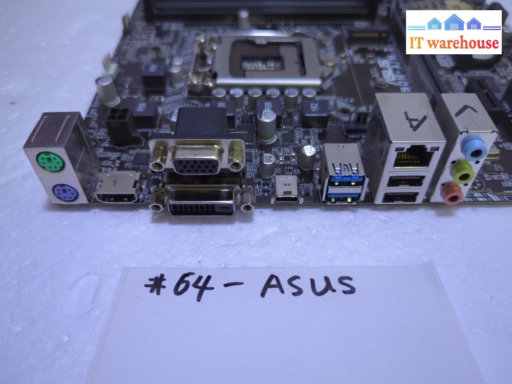 Motherboard Asus B150M-A/M.2 Lga 1151 Ddr4 Support Usb C I/O Shield Included -