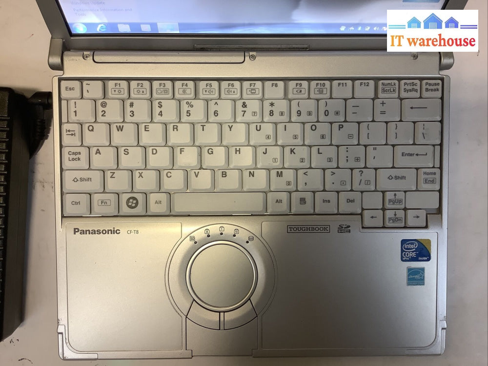 Panasonic Toughbook Cf-T8 12.1Laptop Intel C2D 1.6Ghz 3Gb Ram 250Gb Hdd Win 7