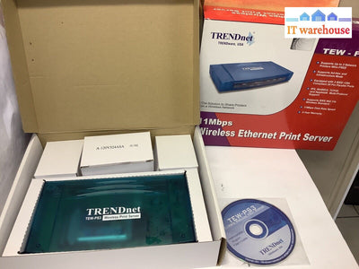 Trendnet Tew-Ps3A Wireless Print Server With Ac Adapter