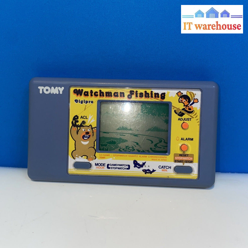 Vintage ~ TOMY Watchman Fishing LCD handheld game working – IT