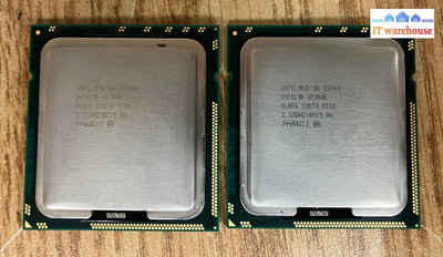 ~ 1 Matched Pair (2 Cpus) Intel Quad Core Xeon Cpu E5540 2.53Ghz/8M/5.86 Slbf6