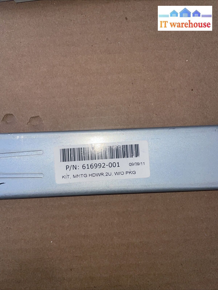 (1 Pair)2U Hp Dl380 G6 / G7 Rail Kit 487244-001 487259-001 616992-001 487260-001