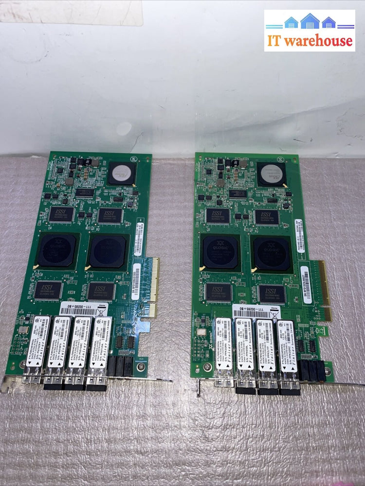 1 Qlogic Qle2464-Nap Netapp 111-00285 + B0 Quad Port Fc 4Gb Pcie Px2610402-05 Card