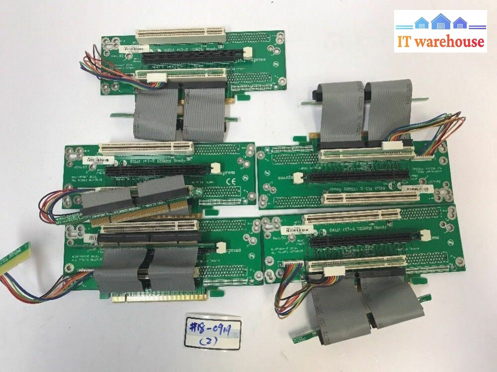 1 X 2U Arc2-740-C7 Riser Card 1X Pcie Slot-6 2X Pci Slots With Ribbon Cable