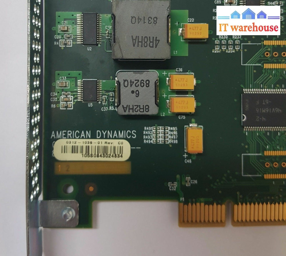 1 X American Dynamics Controller Card 1712-1036-01 Rev B0 / 0312-1036-01 Rev:c0