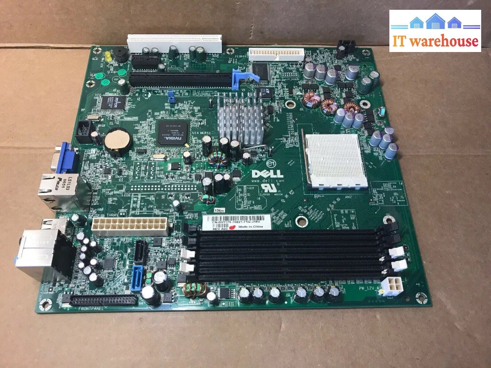 1 X Dell 0Hy175 Mainboard Motherboard Hy175 Am2 Btx Ddr2 Vga Pci Fdd 2X Sata