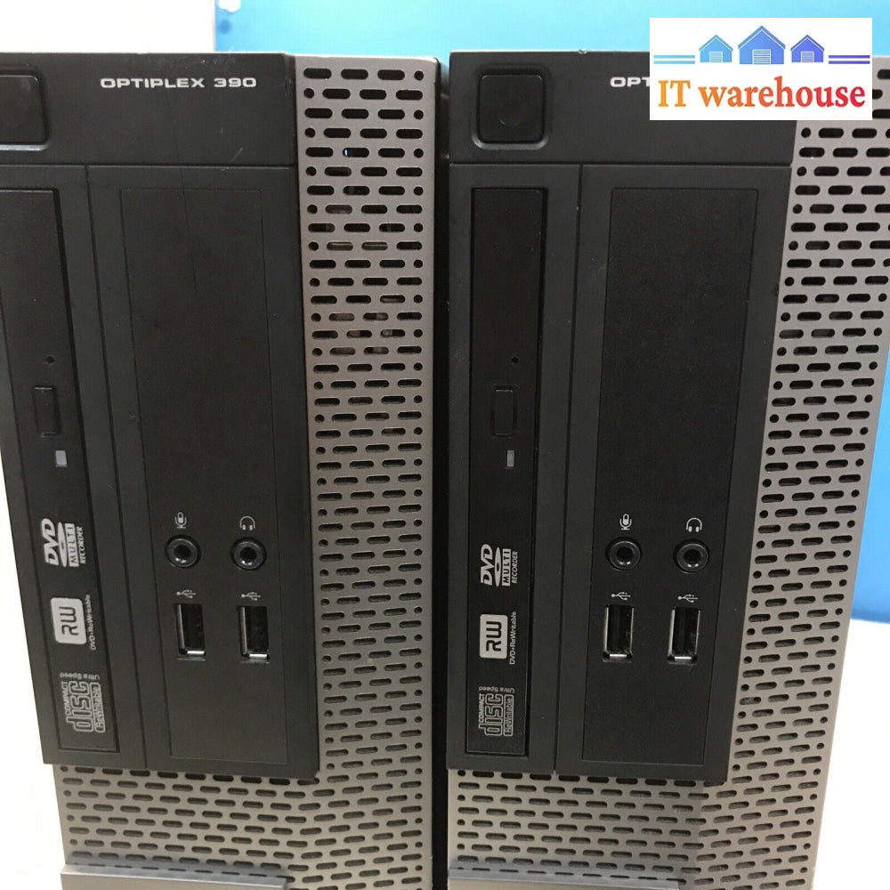 1 X Dell Optiplex 390 I3-2100 3Gb Ram 250Gb Windows Win Xp Sp3 32 Bit