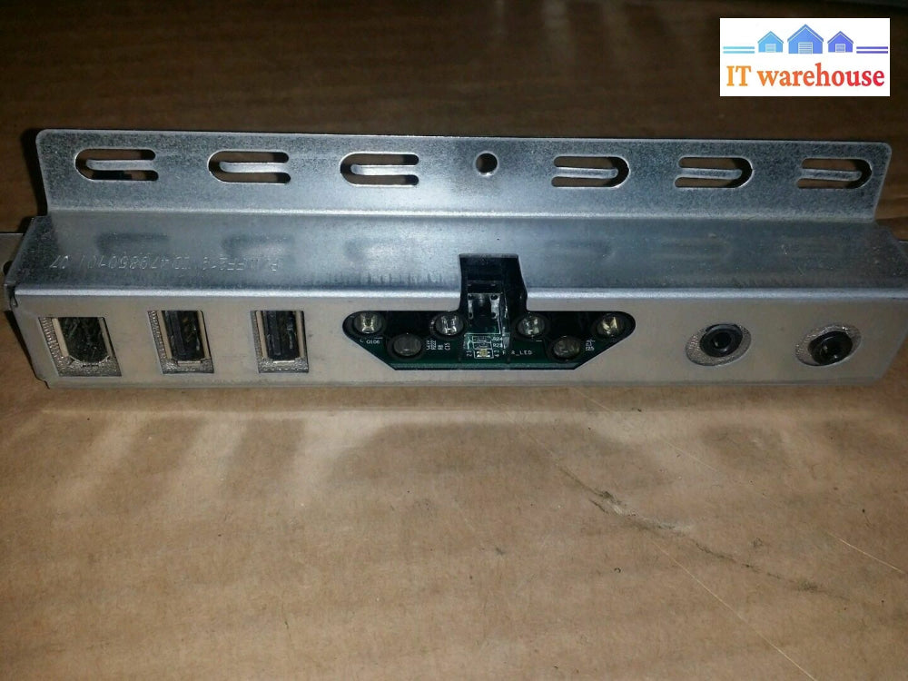 1 X Dell Precision 690 Usb Audio Front I/O Panel In Bracket Dd996 (Qty)