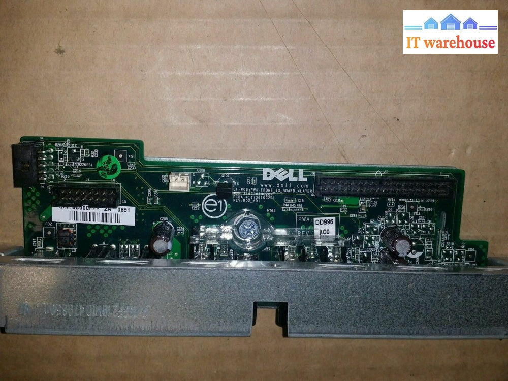 1 X Dell Precision 690 Usb Audio Front I/O Panel In Bracket Dd996 (Qty)