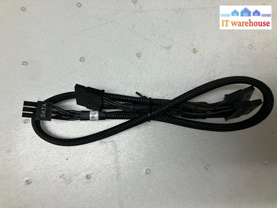 1 X Evga Supernova 6 Pin To 3 Sata Power Supply Cable