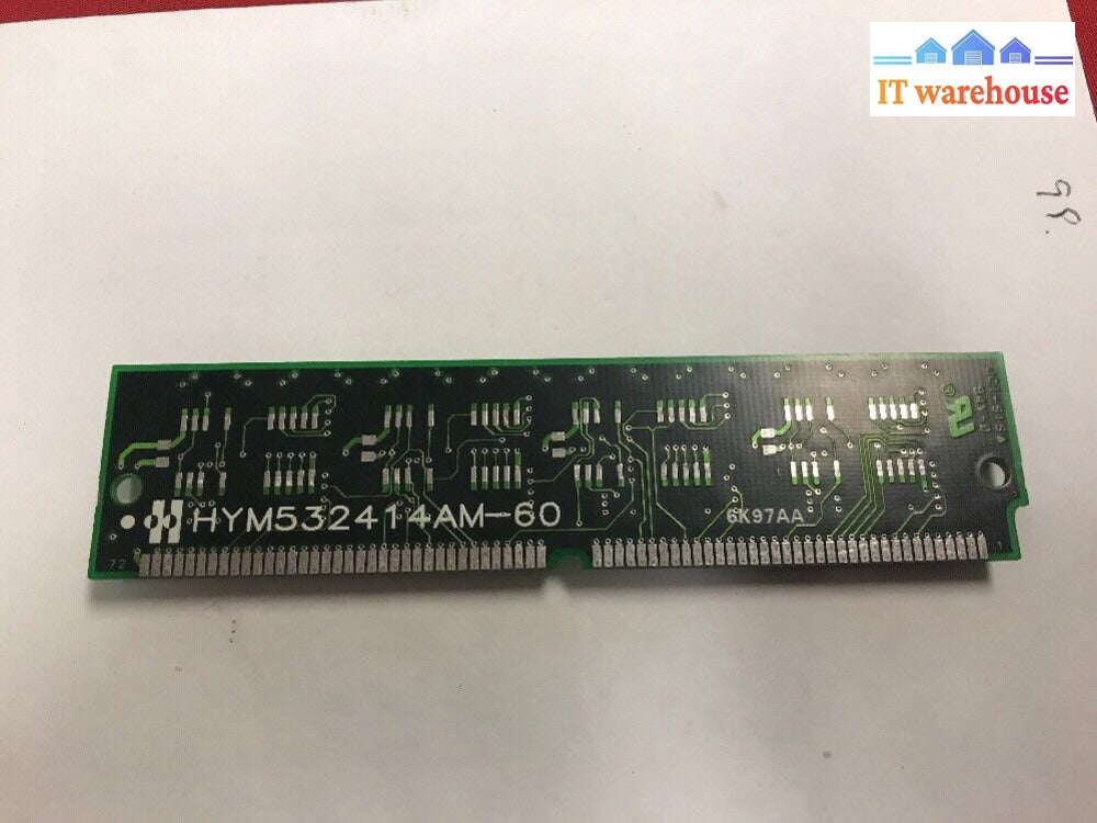 1 X Hyundai Hym532414Am-60 Ram Memory Module Card 72 Pin 16Mb #E.box-11