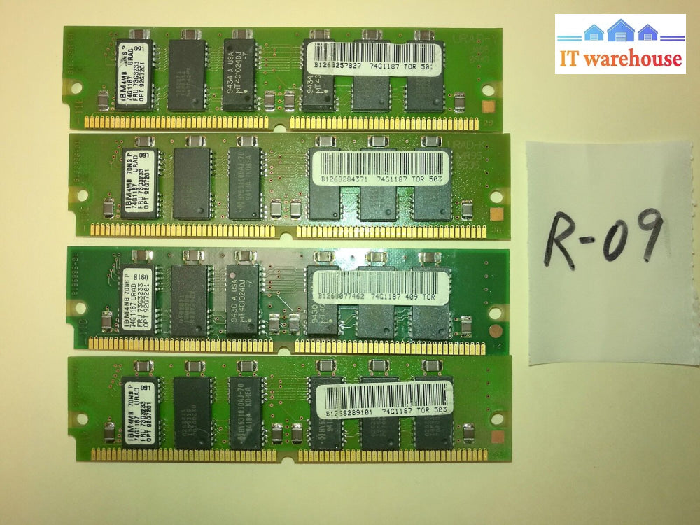 1 X Ibm 73G3233 4Mb Memory Module 70Ns Simm Rs6000 92G7201 (Qty Avaiable) @@@