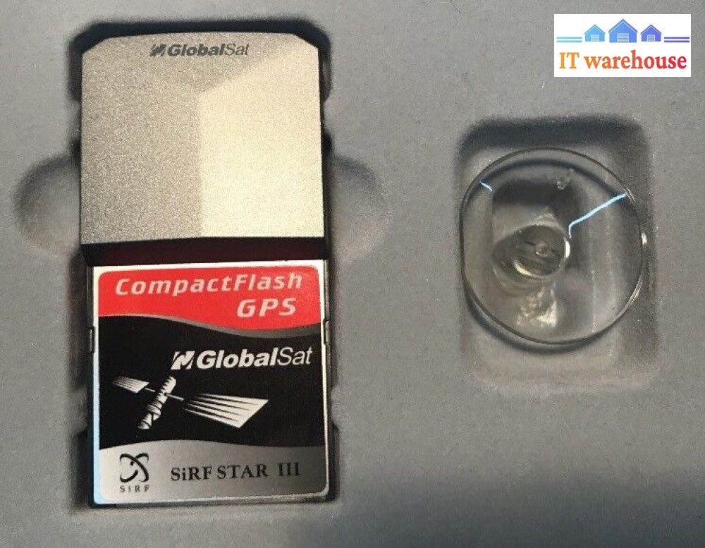 1 X New Globalsat Bc-337 Sirf Star Iii Compact Flash Gps Receiver @@@