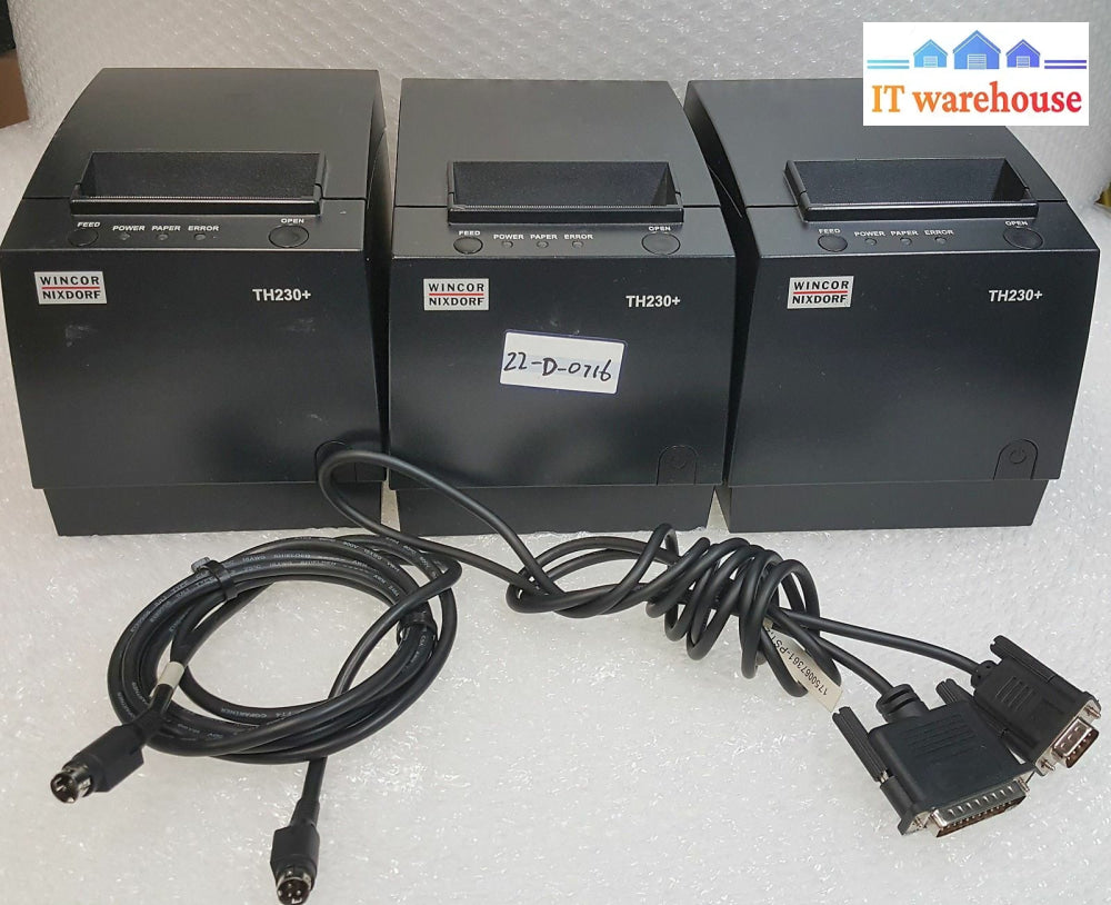 1 X Wincor Nixdorf Th230 + High Speed Pos Direct Thermal Receipt Printer (Rs232)