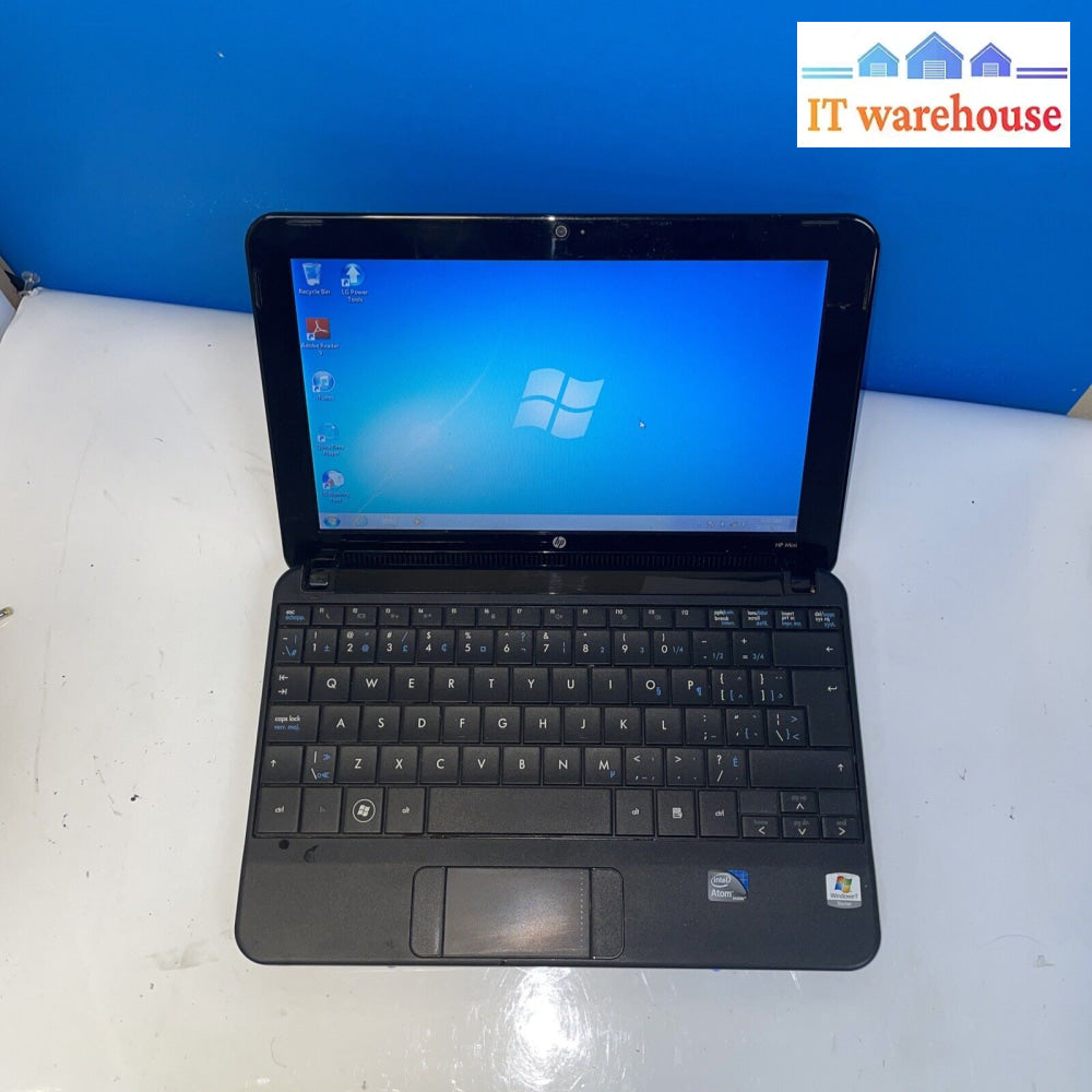 10.1’’ Hp Mini 110-1100 Atom N270 1.6Ghz 1G 160G Win7 Starter (Working Battery)