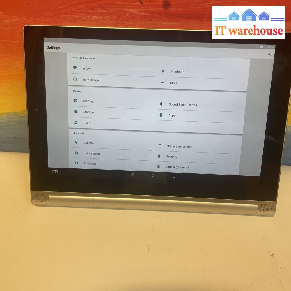 10.1’’ Lenovo Yoga-Tablet 2-1050F Processor 4 Core 1.8Ghz 2Gb Ram Storage 16Gb