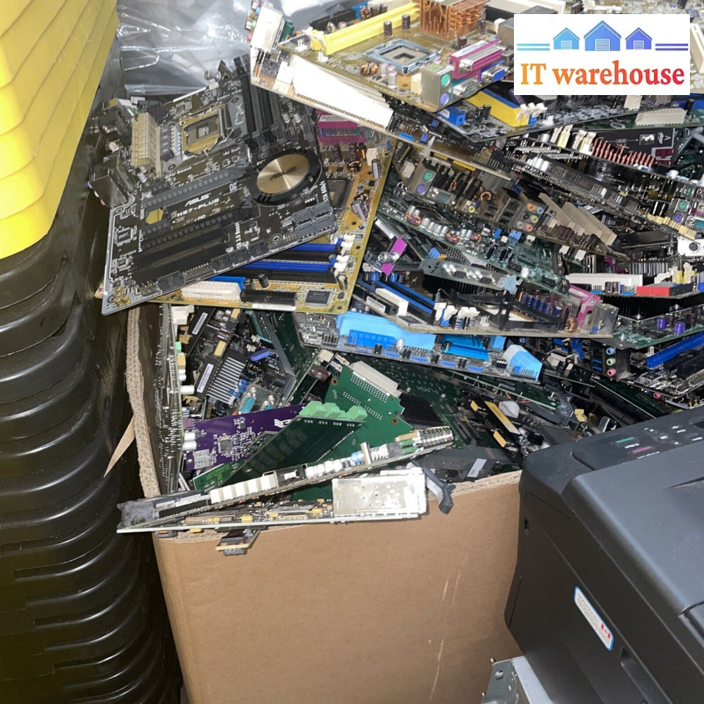 1000 Lbs Motherboard/Video Card/...It Boards For Gold Recycling Scrap Recovery