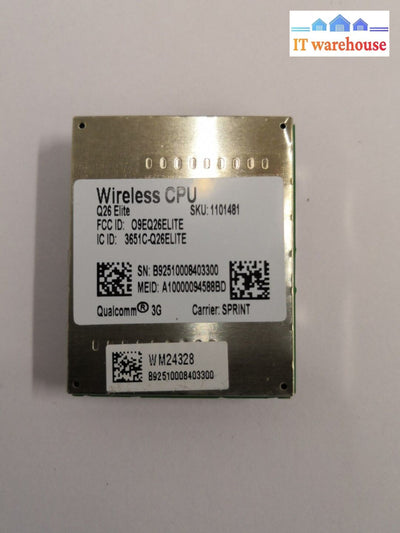 100X Qualcomm 3G Q26 Elite Wireless Cpu Airprime Cdma 2000 With Qsc6055