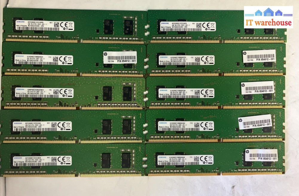 (10X 4Gb) Hynix 1Rx16 Ddr4-2400T Pc4-19200 Desktop Dimm Ram M378A5244Cb0-Crc ~