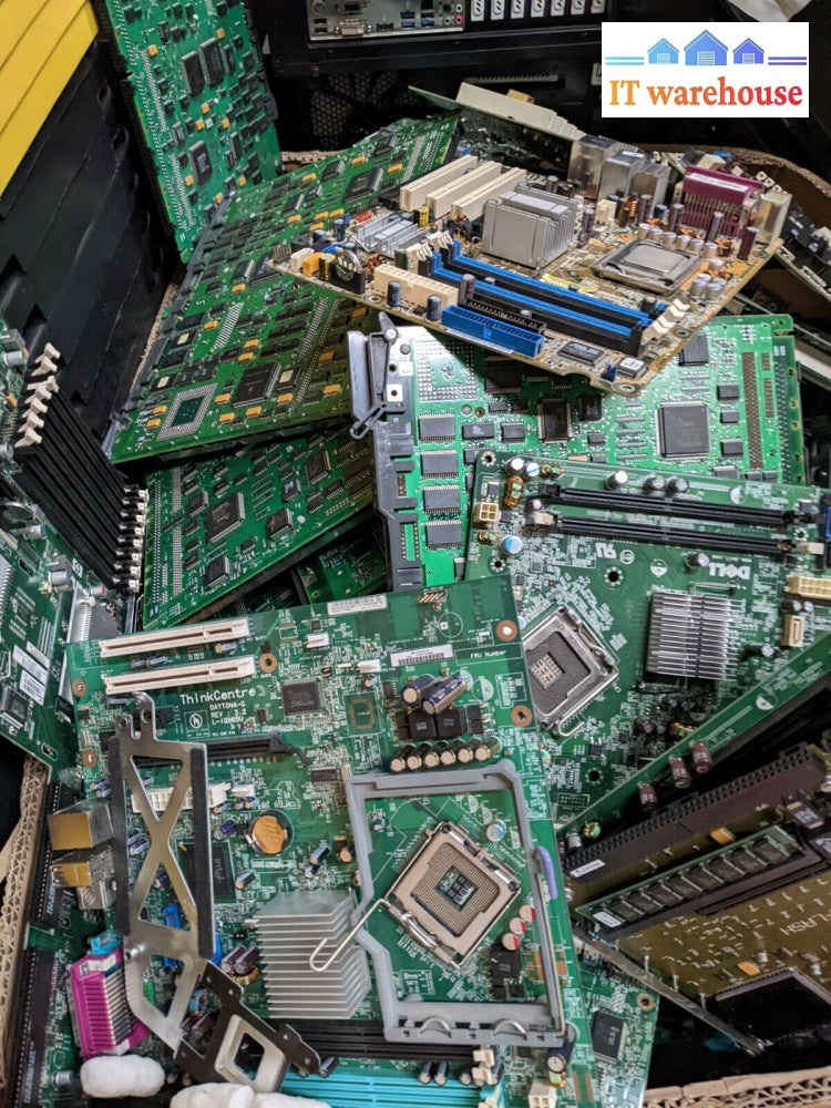 10X Computer Motherboards /Circuit Boards Scrap For Gold Recovery Or Art Makers