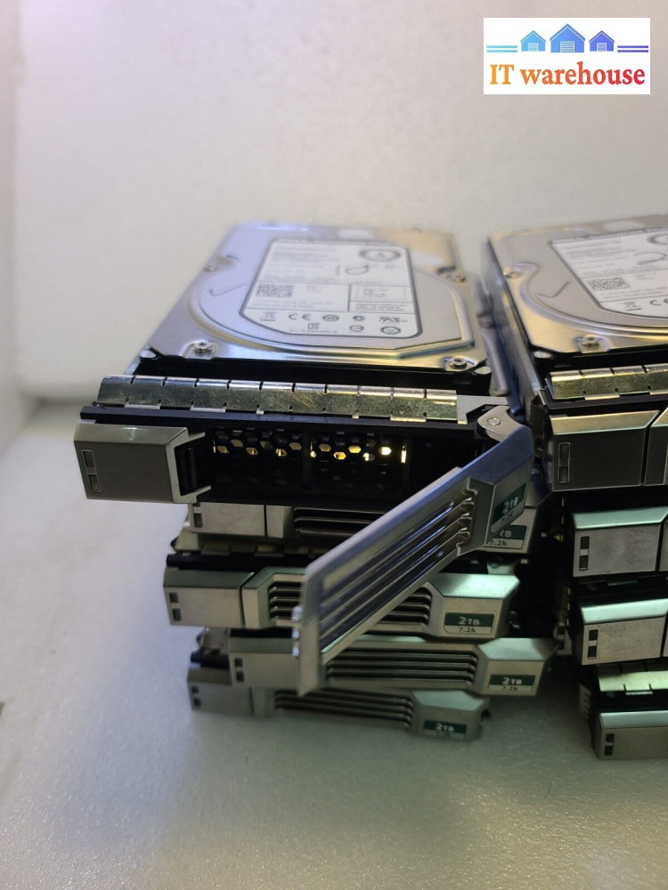 - 10X Dell 2Tb 6G Sas 7200Rpm 3.5’ Hard Drive St2000Nm0001 7Wv9W 07Wv9W Tested