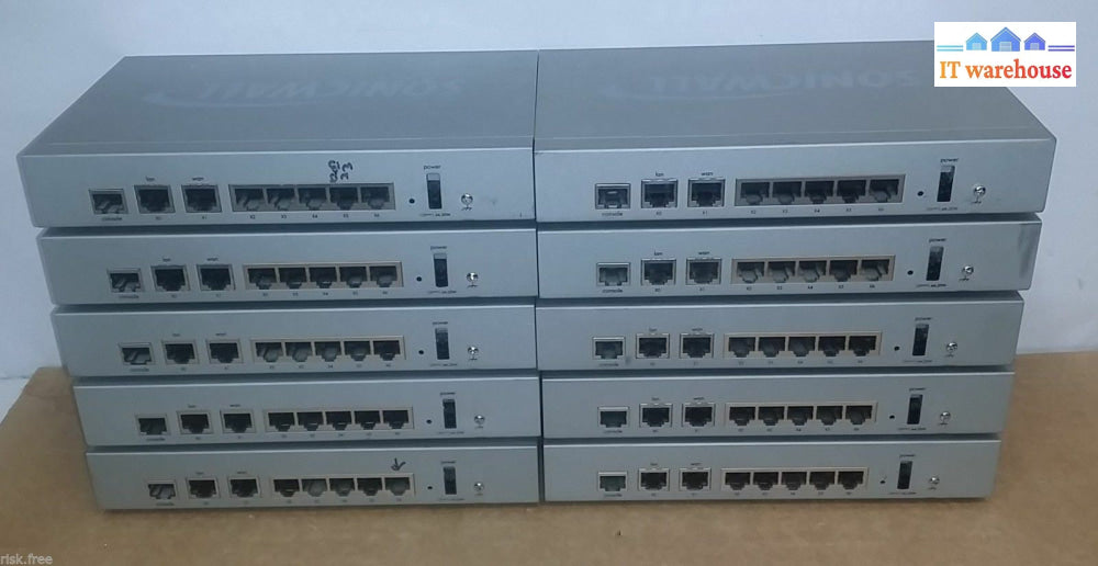 *10X Dell Sonicwall Tz210 Network Security Appliance Firewall Apl20-063 W/Ac