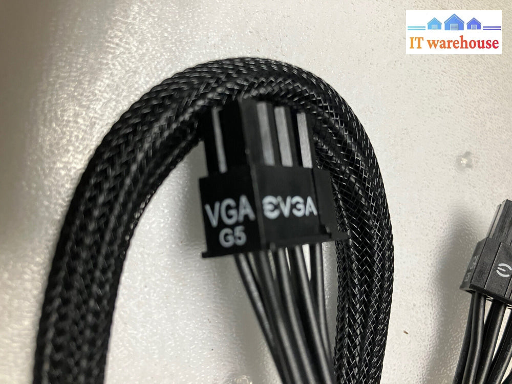 (10X) Evga Supernova 8 Pin To Pin (6 + 2) Vga G5 Power Supply Cables ~