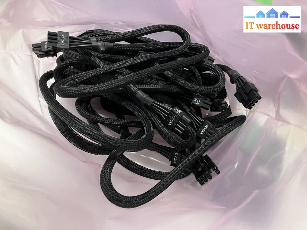 (10X) Evga Supernova 8 Pin To Pin (6 + 2) Vga G5 Power Supply Cables ~