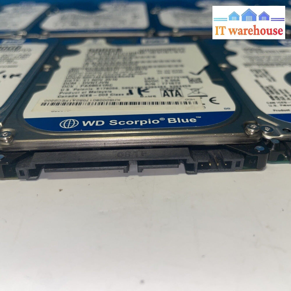 11 X Wd 2.5’’ Sata 500-1000Gb Laptop Hd (Estimate Remaining Life 1000 Days)