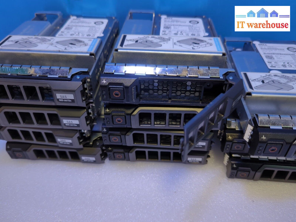 11X Dell 990Fd 0990Fd Al13Sxb600N 600Gb 15K 2.5’ Sas Hdd W/Tray F238F Tested -