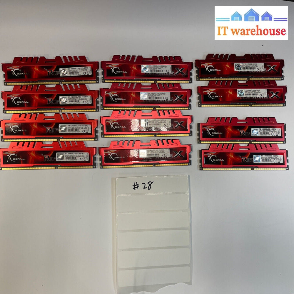 (12 X) 8Gb Gaming Pc Ddr3 Memory 14900/12800/10660 Desktop