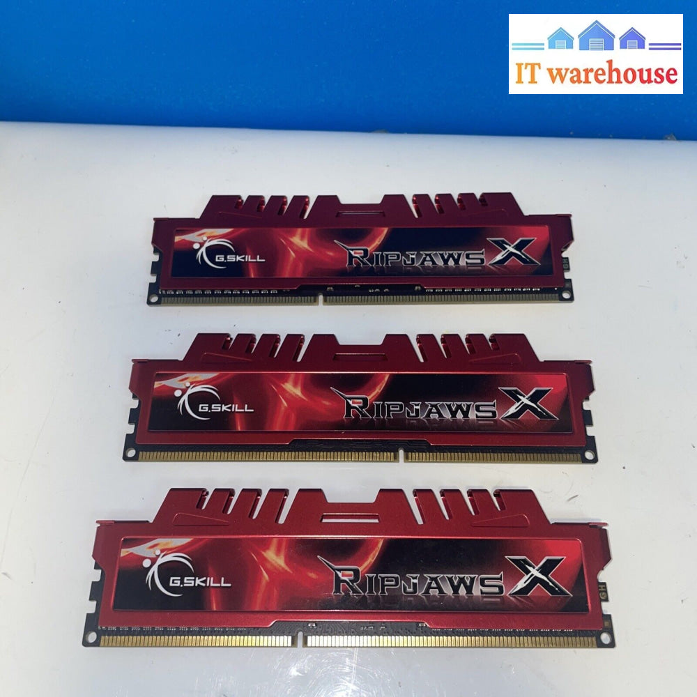 12Gb (3X4Gb) G.skill Ripjaws F3-12800Cl9D-8Gbrl Ddr3-1600 Pc3-12800U Pc Memory