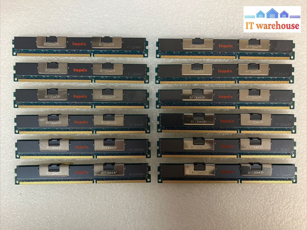 (12X 8Gb) Hynix Ibm 2Rx4 Pc3-10600R 49Y1441 47J0152 Hmt41Gv7Bmr4C Ddr3 Ecc Ram ~