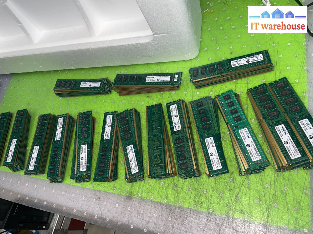 150 X 4Gb Crucial Ddr3-1600 Non-Ecc Desktop Pc Memory Ram