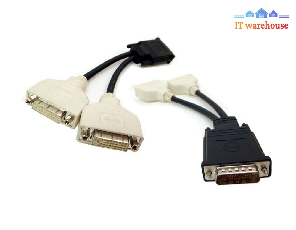 - 15X Dms-59 Male To Dual Dvi Female Y-Splitter Cables