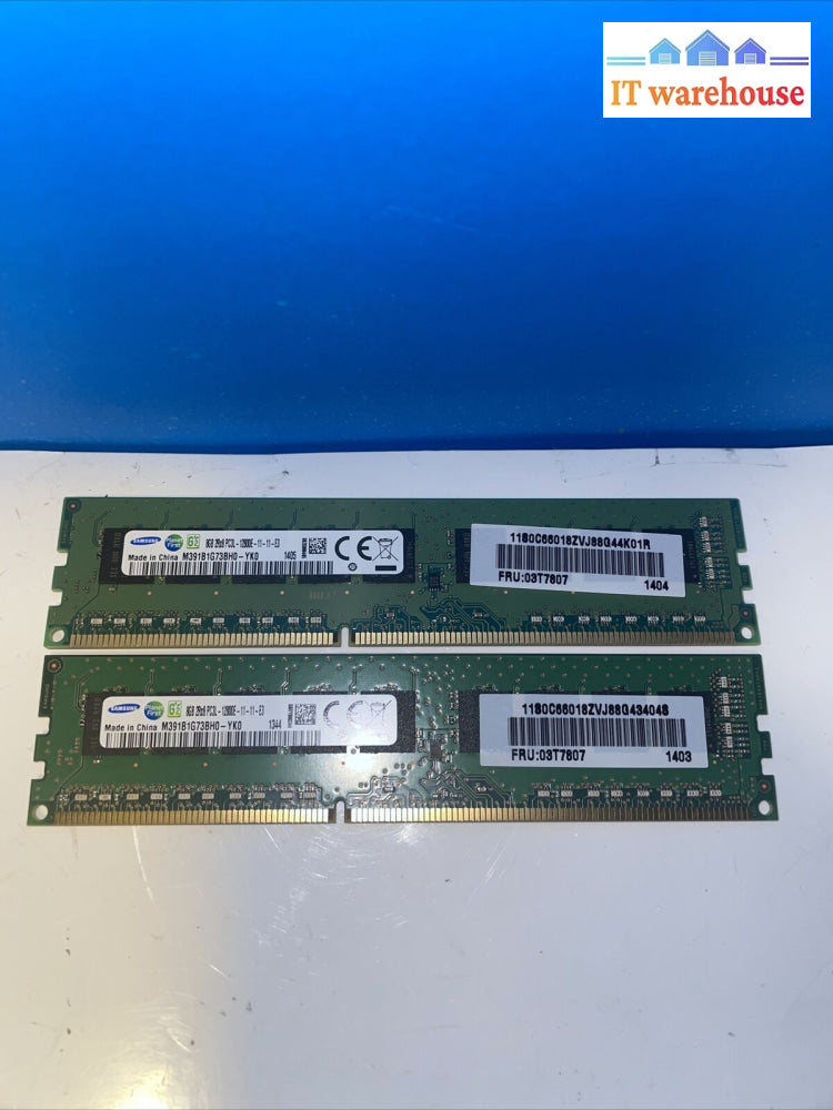 * 16Gb (2X8Gb) Sk Hynix Hmt41Gu7Afr8A-Pb Pc3L-12800E Ddr3 Ecc Server Ram Memory