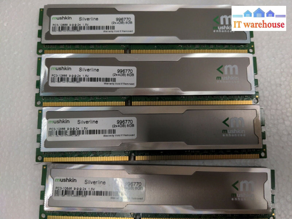 - 16Gb (4X4Gb) Mushkin 996770 Gaming Pc3-10666 Ddr3 Desktop Ram Memory