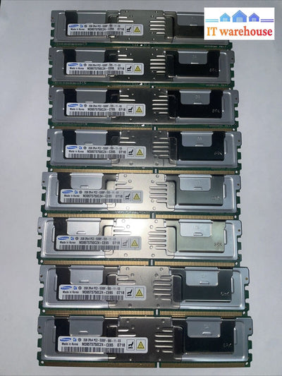 16Gb=8* 2Gb 2Rx4 Pc2-5300F-555 Samsung M395T5750Cz4-Ce65 Fb (Server) Memory