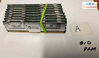 - 16Gb (8X2Gb) 39C945341B-Il Wintec 2Gb Pc2-5300 Ddr2-667 Fb Server Ram @@@