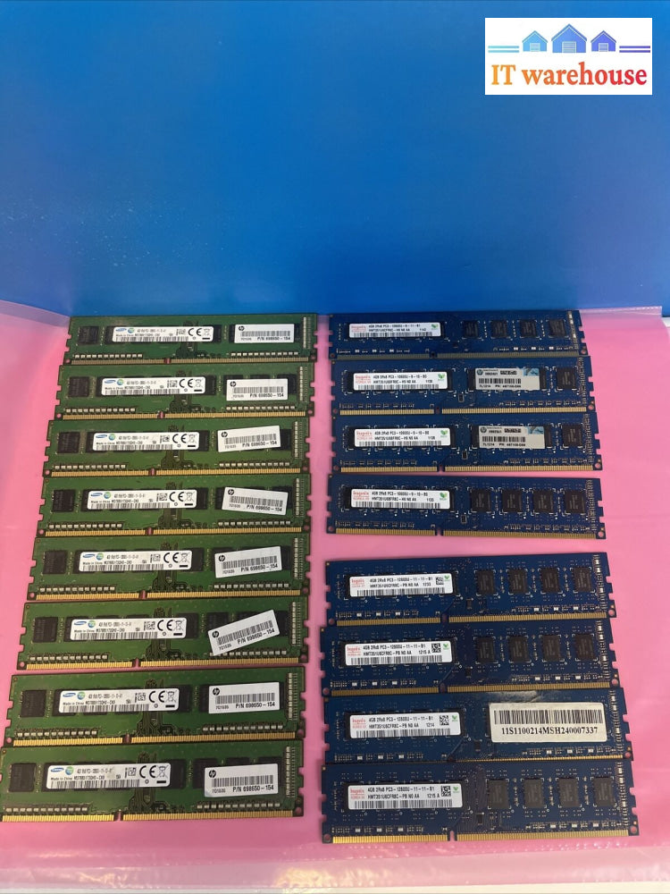 (16X 4Gb 8 Pairs) Ddr3 Pc3 Desktop Ram