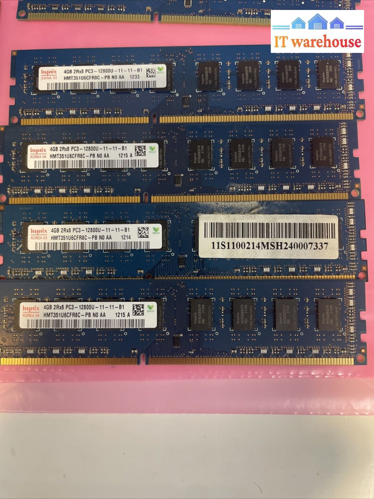 (16X 4Gb 8 Pairs) Ddr3 Pc3 Desktop Ram