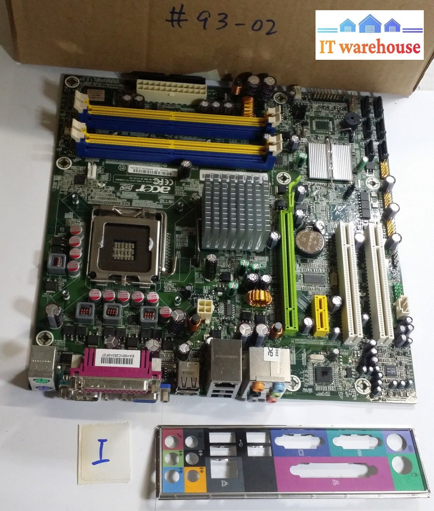 1X Acer Motherboard F965Cp 3900 5900 7900 965M03A1-Q-8Ks2H