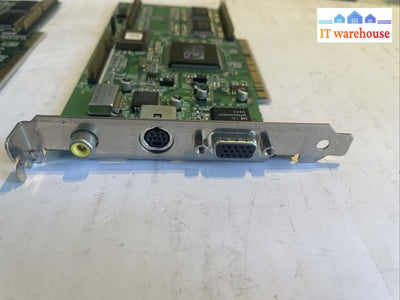 1X Ati Pci Card 109-37900-00 3D Rage Ii 1023790600 S-Vid Vga Comp-Out Video