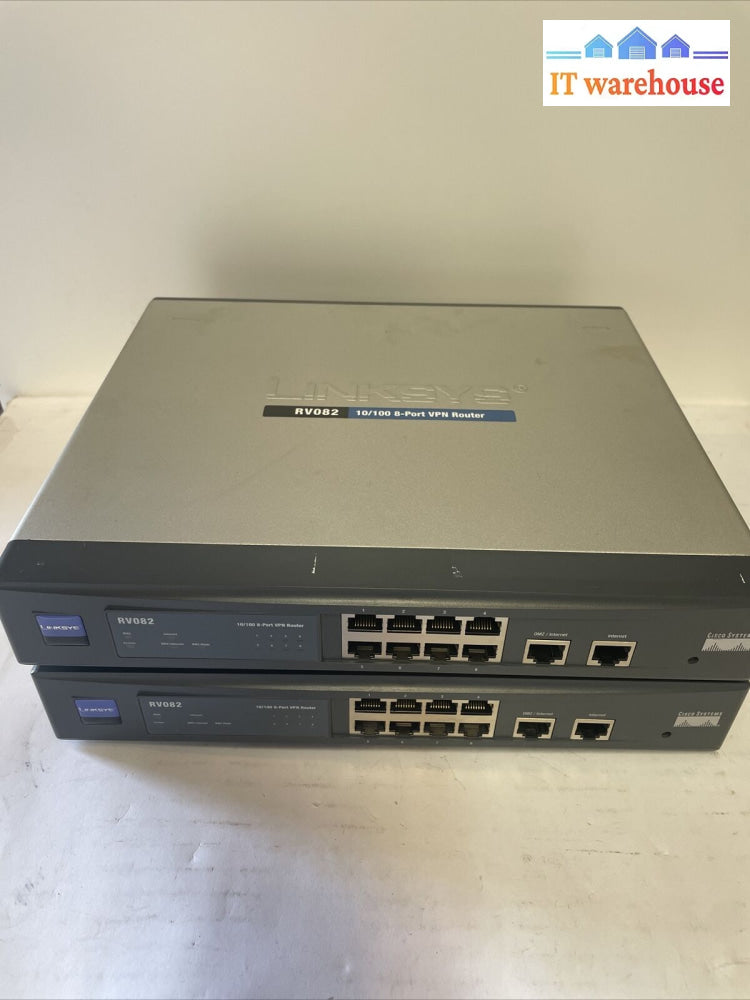 1X Cisco System Linksys Rv082 10/100 8-Port Vpn Router